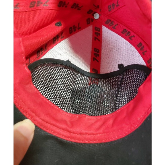 Atlas Zorros Metal 748 Embroidered Soccer Hat Red Cap Strapback Adjustable - Picture 11 of 11